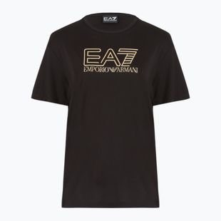 Koszulka damska EA7 Emporio Armani Train Visibility black/gold