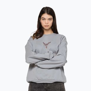 Bluza damska Kaotiko Washed Phoenix pale blue