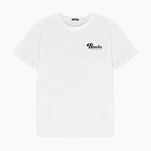 Koszulka męska Kaotiko Washed Bowling white