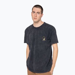 Koszulka męska Kaotiko Washed Trust Your Intuition black