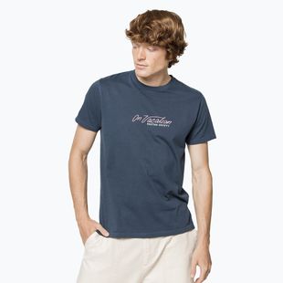 Koszulka męska Kaotiko M/C Washed On Vacation navy