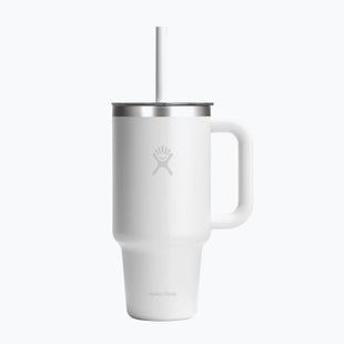 Kubek termiczny Hydro Flask Travel Tumbler Clear Lid white