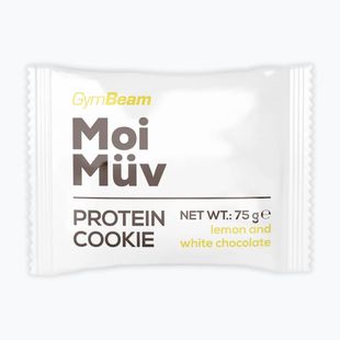 Ciastko białkowe GymBeam MoiMüv 75 g lemon/white chocolate