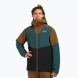 Kurtka narciarska męska Kilpi Killyan dark green