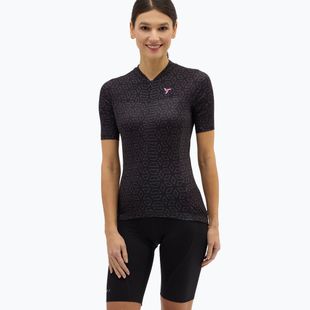 Koszulka rowerowa damska SILVINI Catirina black/blush