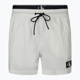 Szorty kąpielowe męskie Calvin Klein Medium Double WB nimbus cloud