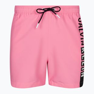 Szorty kąpielowe męskie Calvin Klein Medium Drawstring-Graphic sachet pink