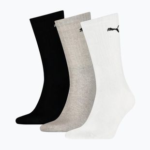 Skarpety PUMA Sport Crew Lighweight 3 pary white/grey/black