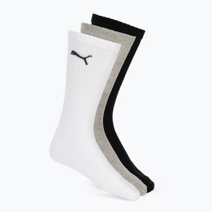 Skarpety PUMA Sport Crew Lighweight 3 pary white/grey/black