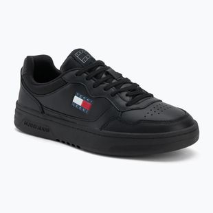 Buty męskie Tommy Jeans Cupsole Leather Ess black