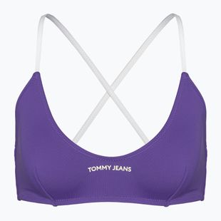 Góra od stroju kąpielowego Tommy Jeans Bralette quantum purple