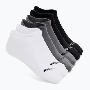 Skarpety SKECHERS Non Terry Low Cut white/grey