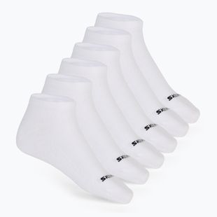 Skarpety męskie SKECHERS Non Terry Low Cut 6 par white traditional