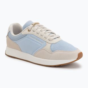 Buty damskie Tommy Hilfiger Chic Eva Runner Mesh breezy blue/soft cream
