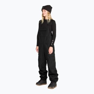 Spodnie snowboardowe damskie Volcom Crestron 3D Stretch Bib Overall black