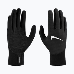 Rękawiczki do biegania damskie Nike Therma-Fit Pacer Sphere Midweight RG black/black/silver