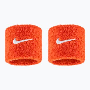 Frotki na nadgarstek Nike Swoosh Classic Wristbands 2 szt. team orange/white