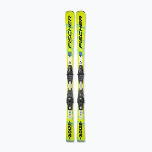 Narty zjazdowe Fischer RC4 Noize ST Yellow Superflex + wiązania RC4 Z12 GW PR