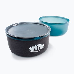 Zestaw naczyń GSI Outdoors Ultralight Nesting Bowl + Mug blue