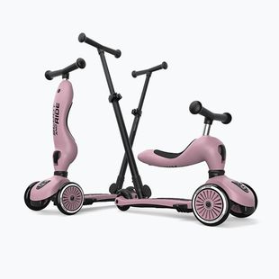 Hulajnoga trójkołowa dziecięca Scoot & Ride Highwaykick 1 Push And Go wildberry