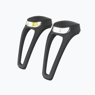 Zestaw lampek rowerowych Knog Frog V3 Twinpack czarny