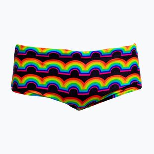 Bokserki pływackie dziecięce Funky Trunks Sidewinder Trunks rainbowie
