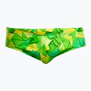 Slipy pływackie męskie Funky Trunks Seamed Briefs try tonic