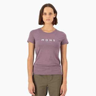 Koszulka termoaktywna damska Mons Royale Icon Classic mauve