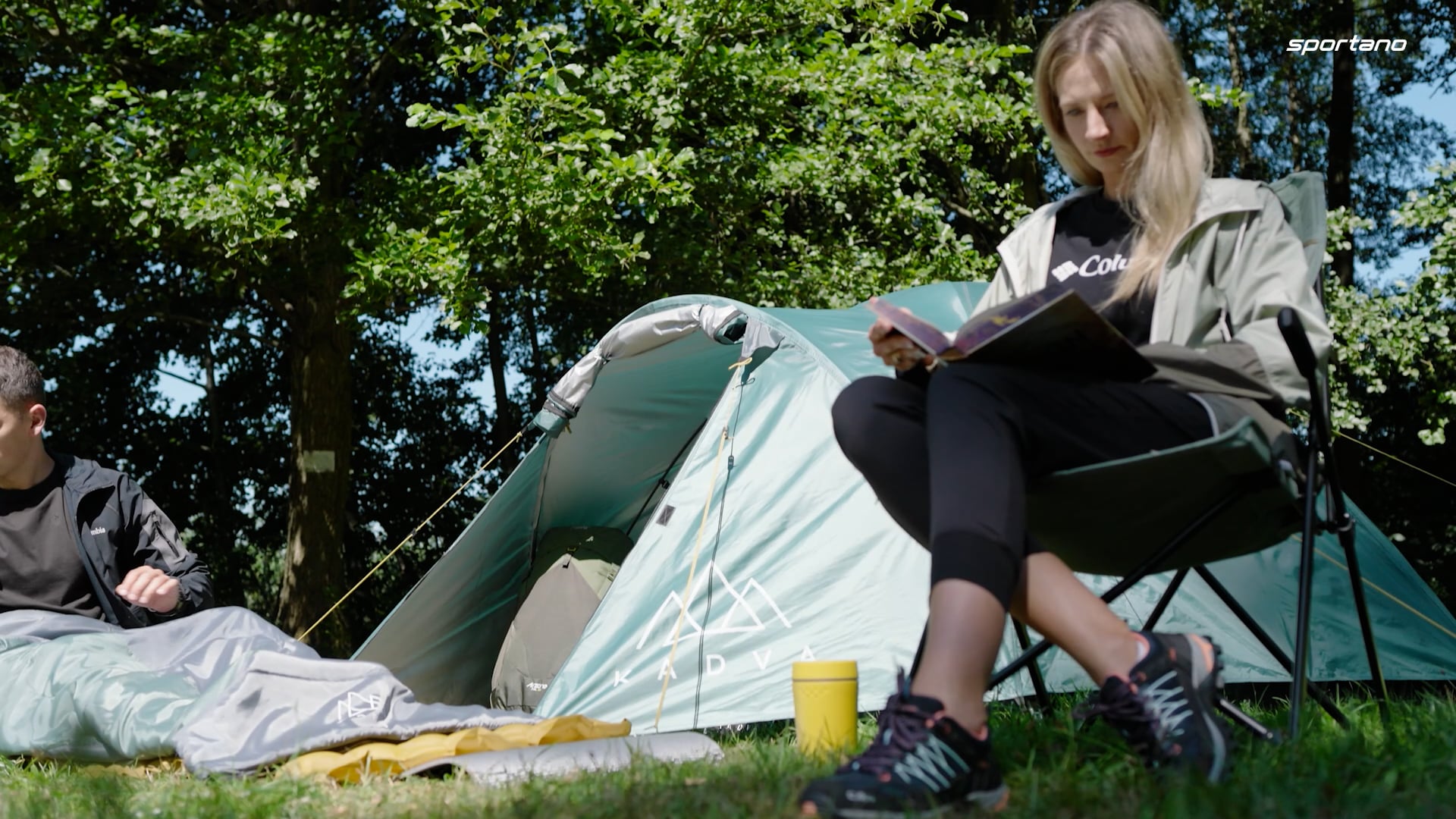 Namiot kempingowy 4-osobowy KADVA CAMPdome 4 zielony