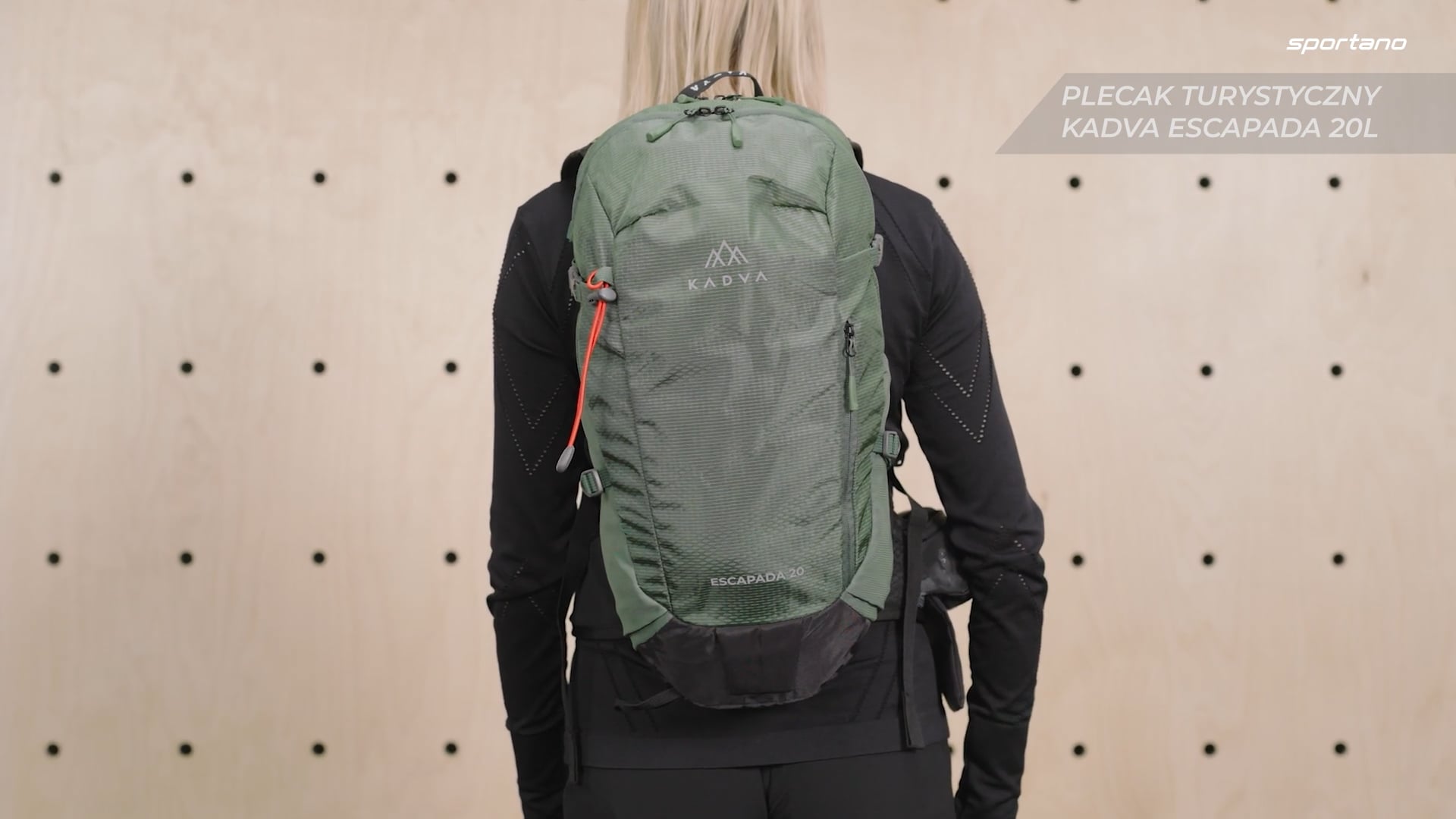 Plecak turystyczny KADVA Escapada 20 l czarny