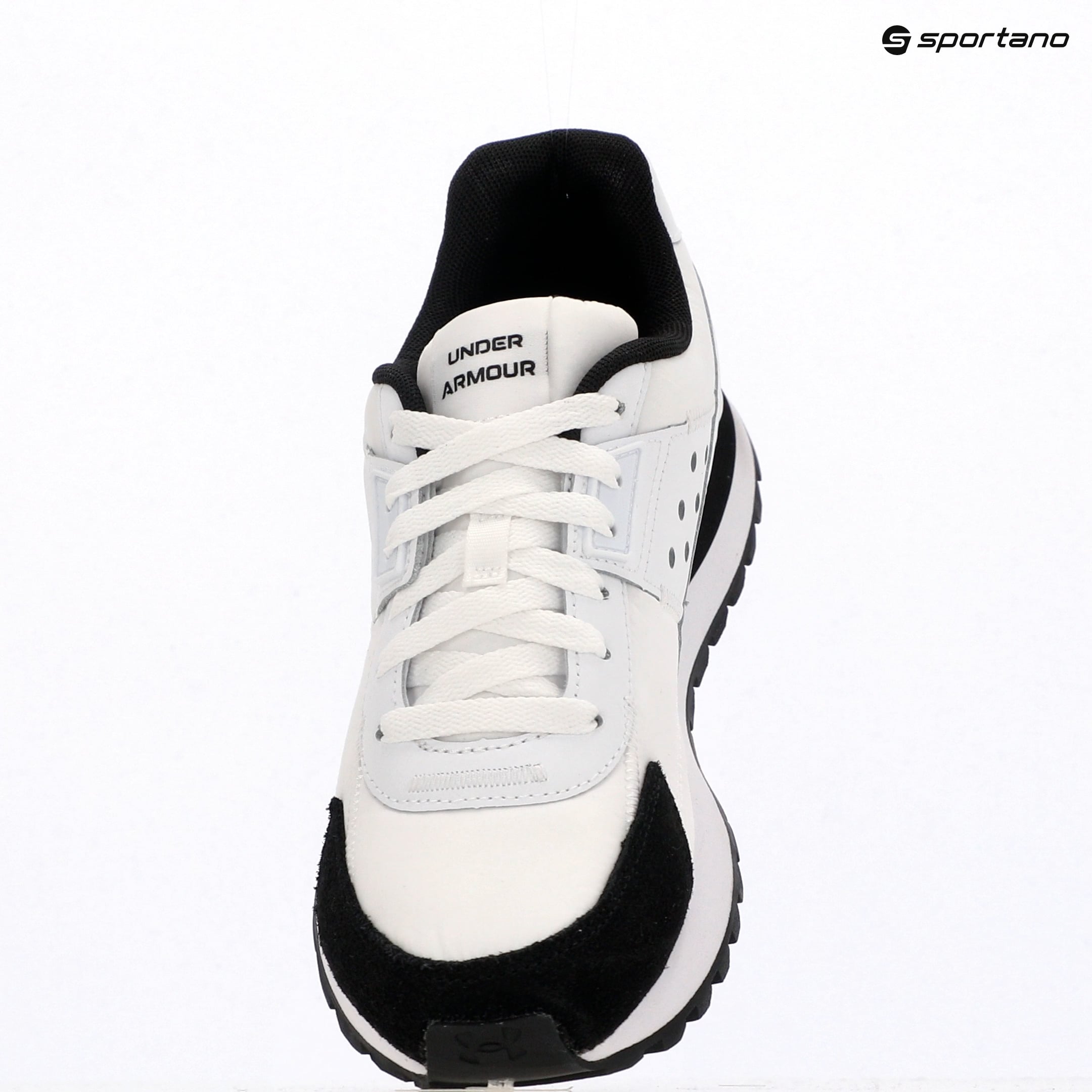 Buty treningowe męskie Under Armour Essential Runner white/black/black