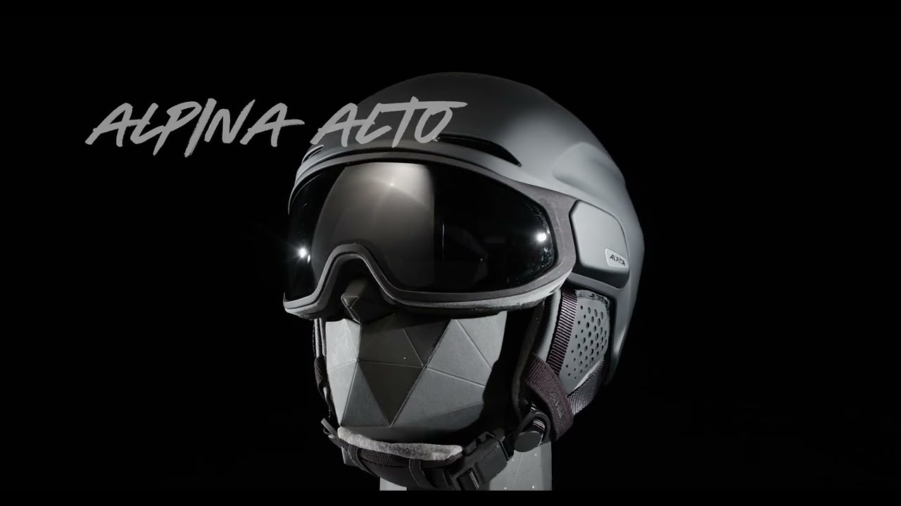 Kask narciarski Alpina Alto Q-Lite white matt/blue revo
