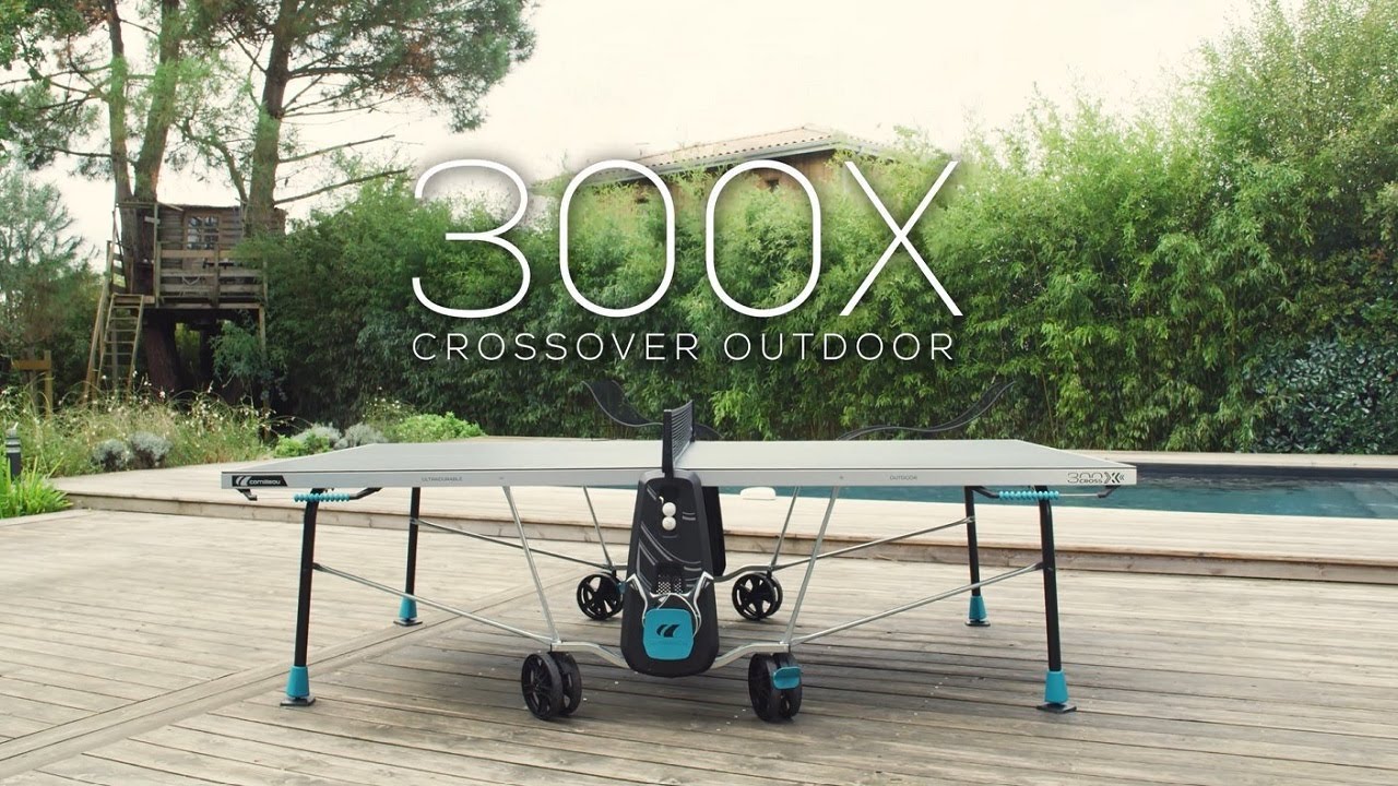 Stół do tenisa stołowego Cornilleau 300X Outdoor szary