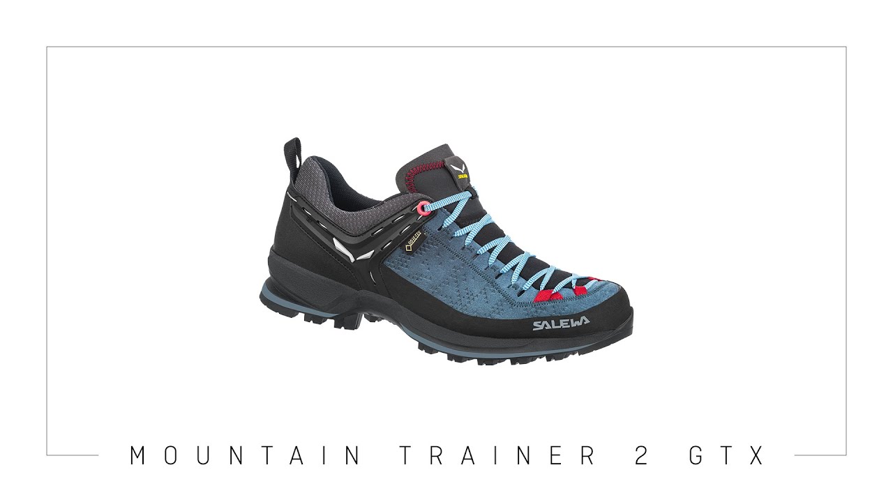 Buty trekkingowe damskie Salewa MTN Trainer 2 GTX dark denim/fluo coral