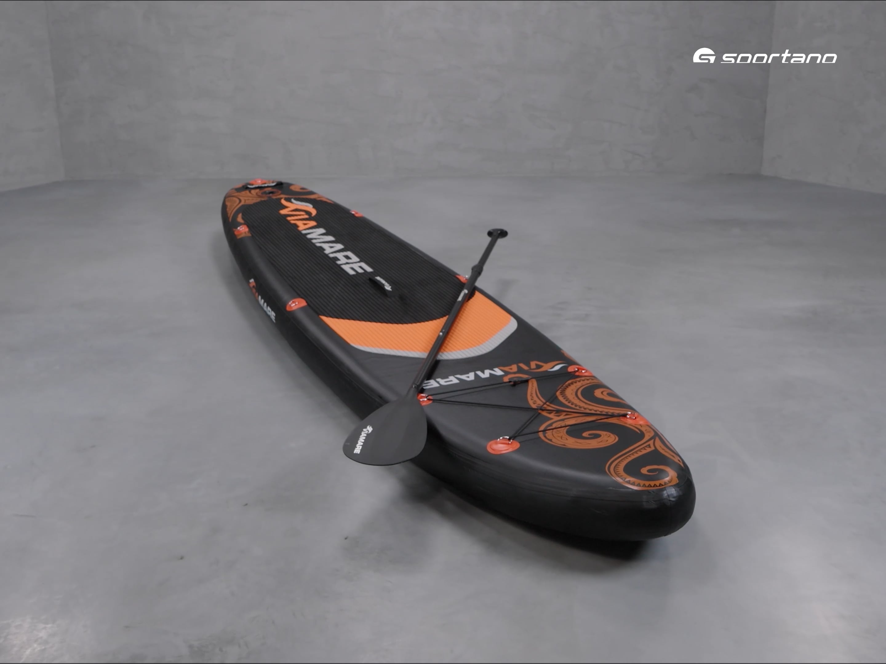 Zestaw deska SUP pompowana Viamare 330 S 10'9" octopus orange/black