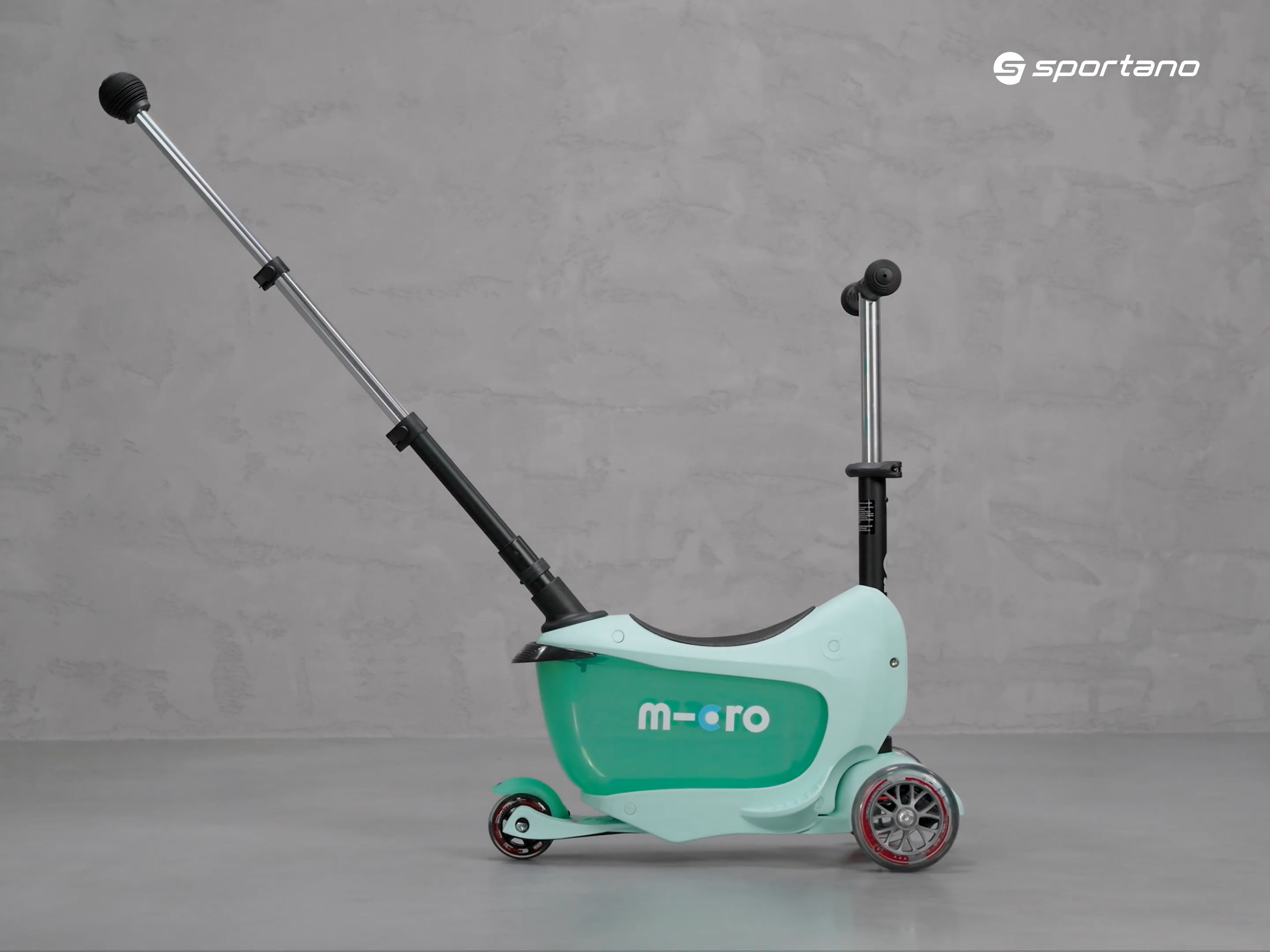 Hulajnoga trójkołowa dziecięca Micro Mini2go Deluxe Plus mint