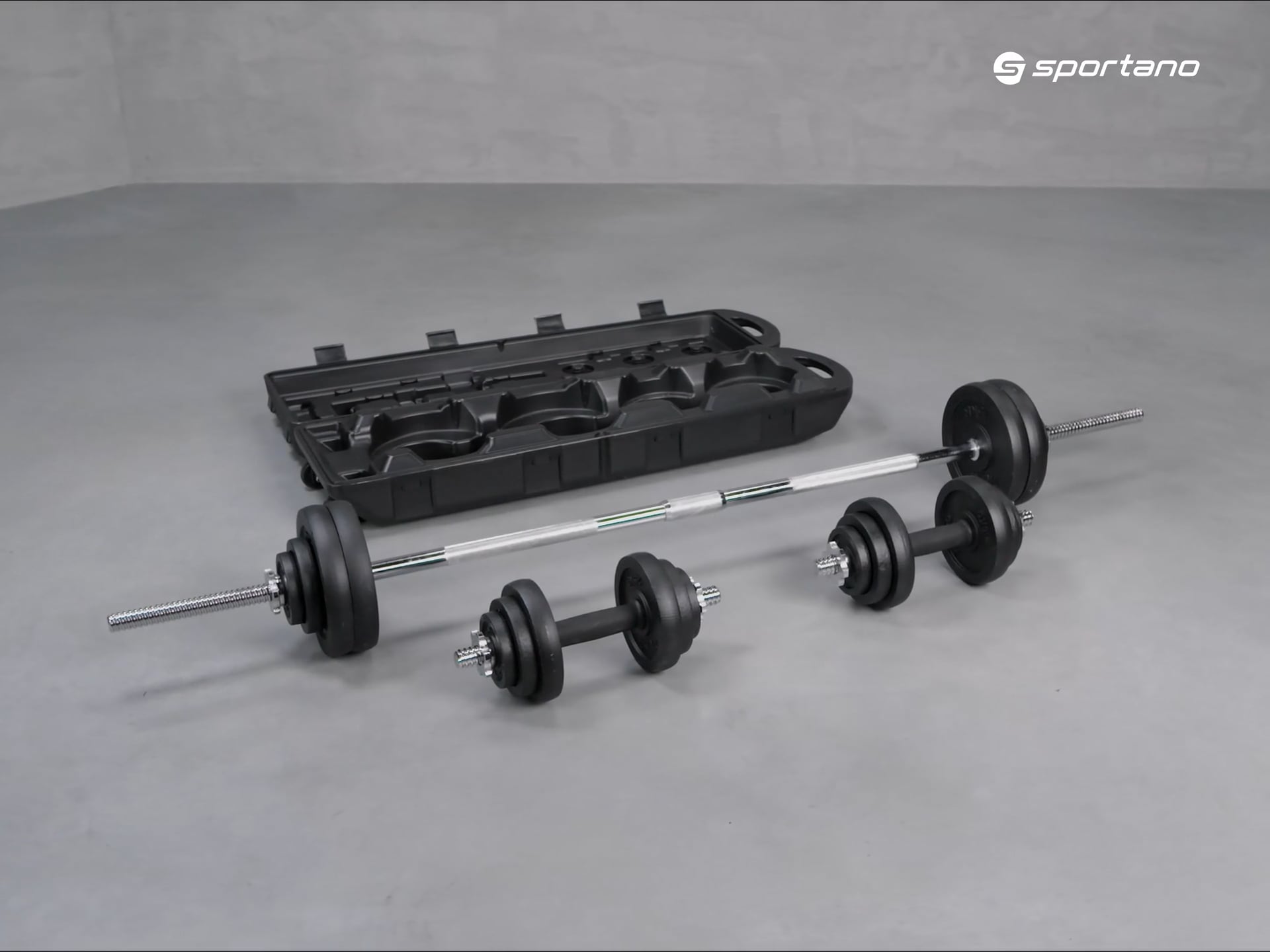 Zestaw hantli ze sztangą XTREXO DK50 50 kg