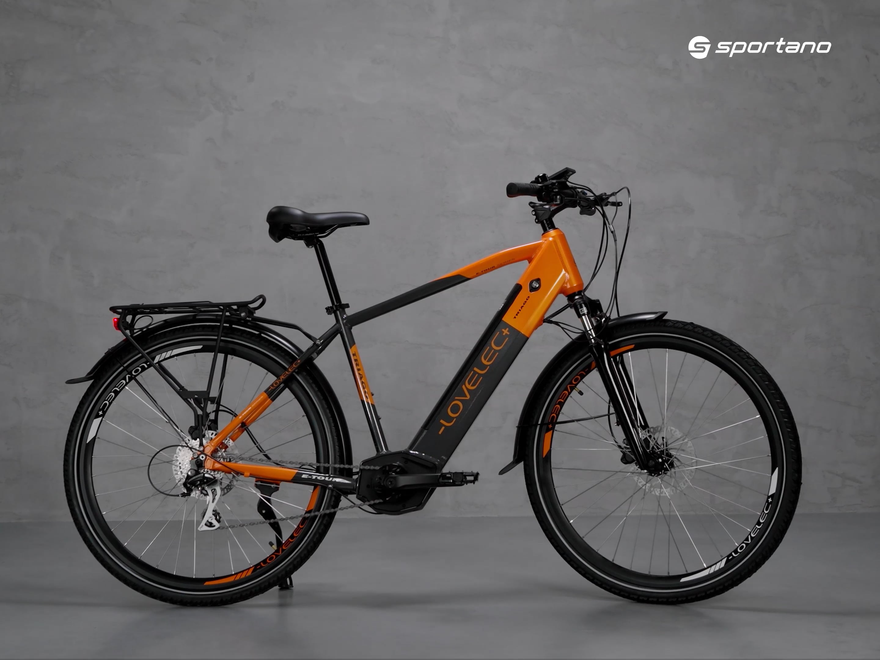Rower elektryczny LOVELEC Triago Man 36V 16Ah 576Wh grey/orange