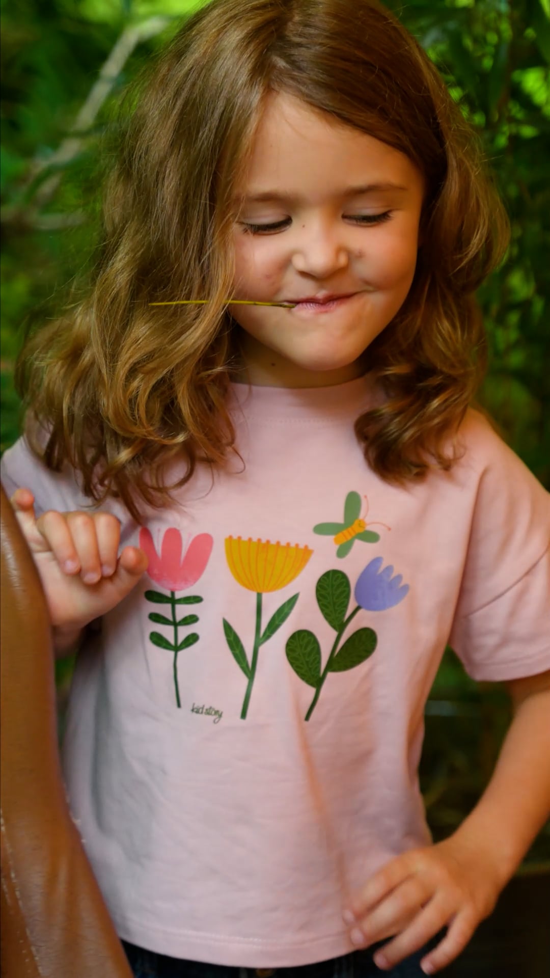 Koszulka dziecięca KID STORY Bawełna organiczna pink blash