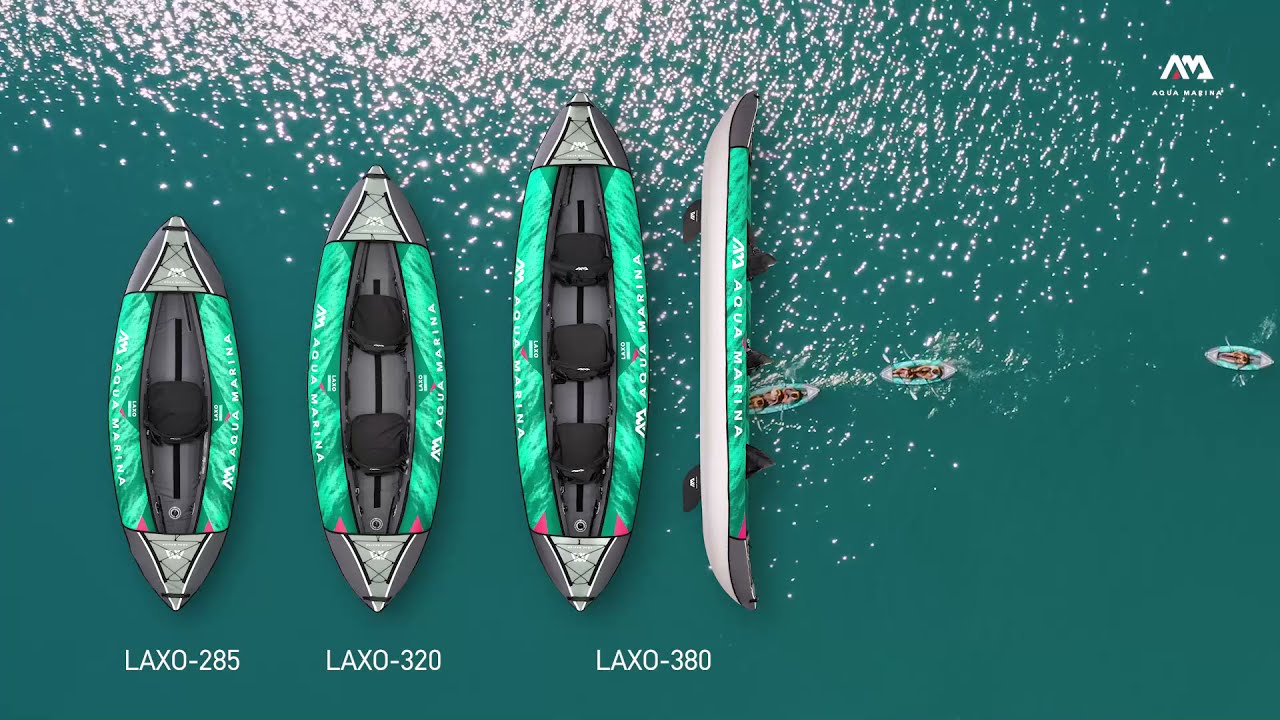 Kajak pompowany 1-osobowy Aqua Marina Laxo Recreational Kayak 9'4" 285 cm