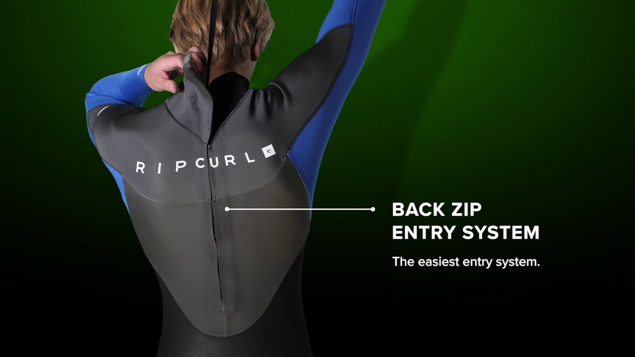 Pianka do pływania męska Rip Curl Omega 5/3 mm Back Zip blue