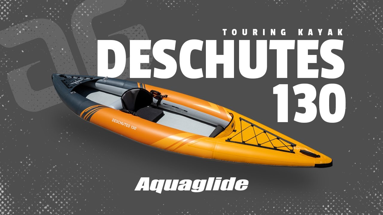 Kajak pompowany 1-osobowy Aquaglide Deschutes 130 391 cm