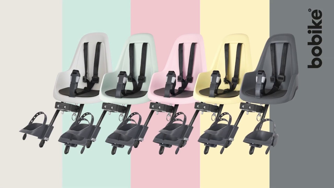Fotelik rowerowy bobike Go Mini cotton candy pink