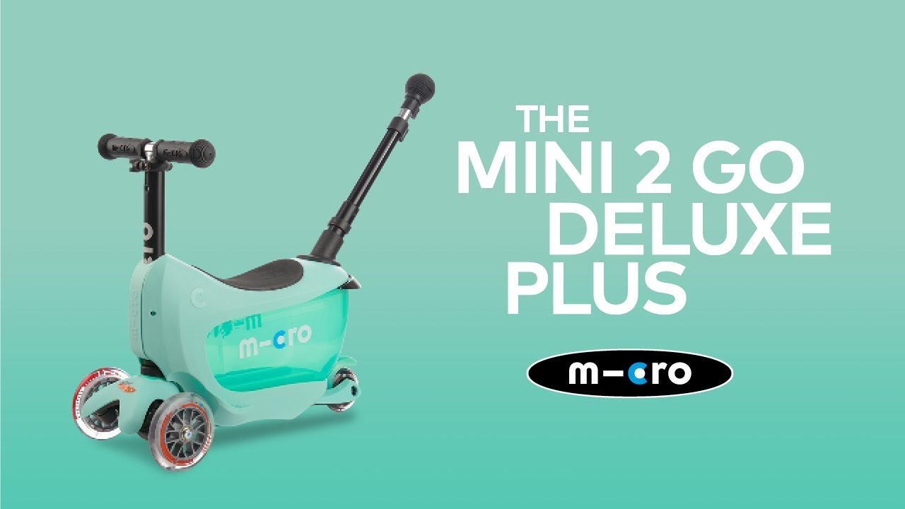 Hulajnoga trójkołowa dziecięca Micro Mini2go Deluxe Plus pink