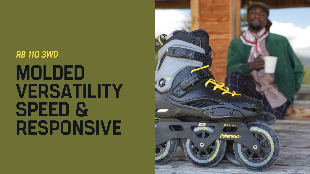 Rolki męskie Rollerblade RB 110 3WD black/saffron yellow