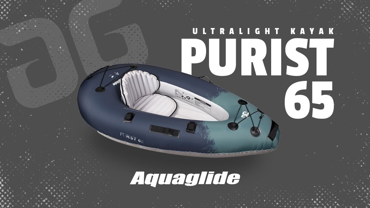 Kajak pompowany 1-osobowy Aquaglide Backwoods Purist 65 201 cm