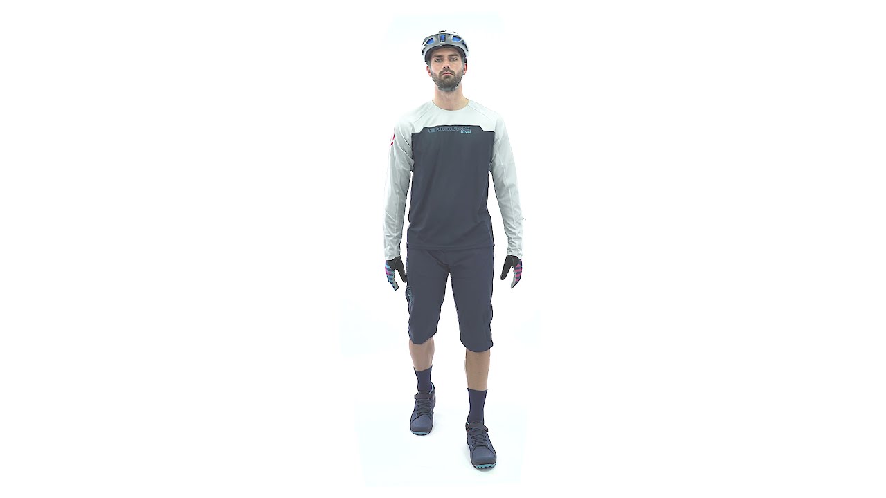Longsleeve rowerowy męski Endura MT500 Burner black