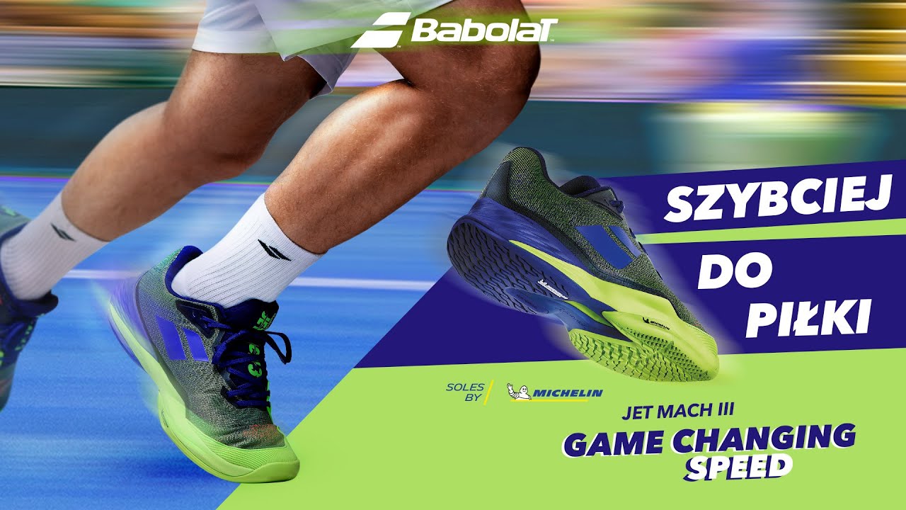 Buty do tenisa męskie Babolat Jet Mach 3 Clay angel blue