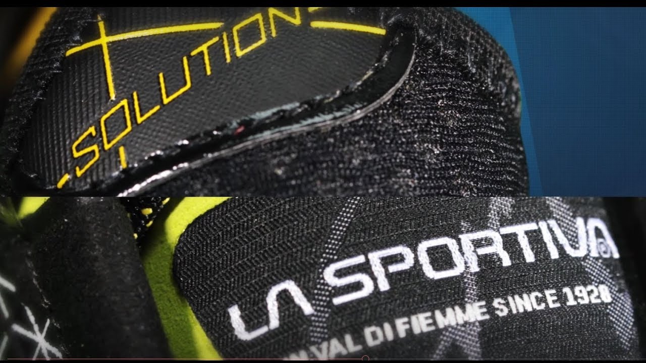 Buty wspinaczkowe męskie La Sportiva Solution white/yellow