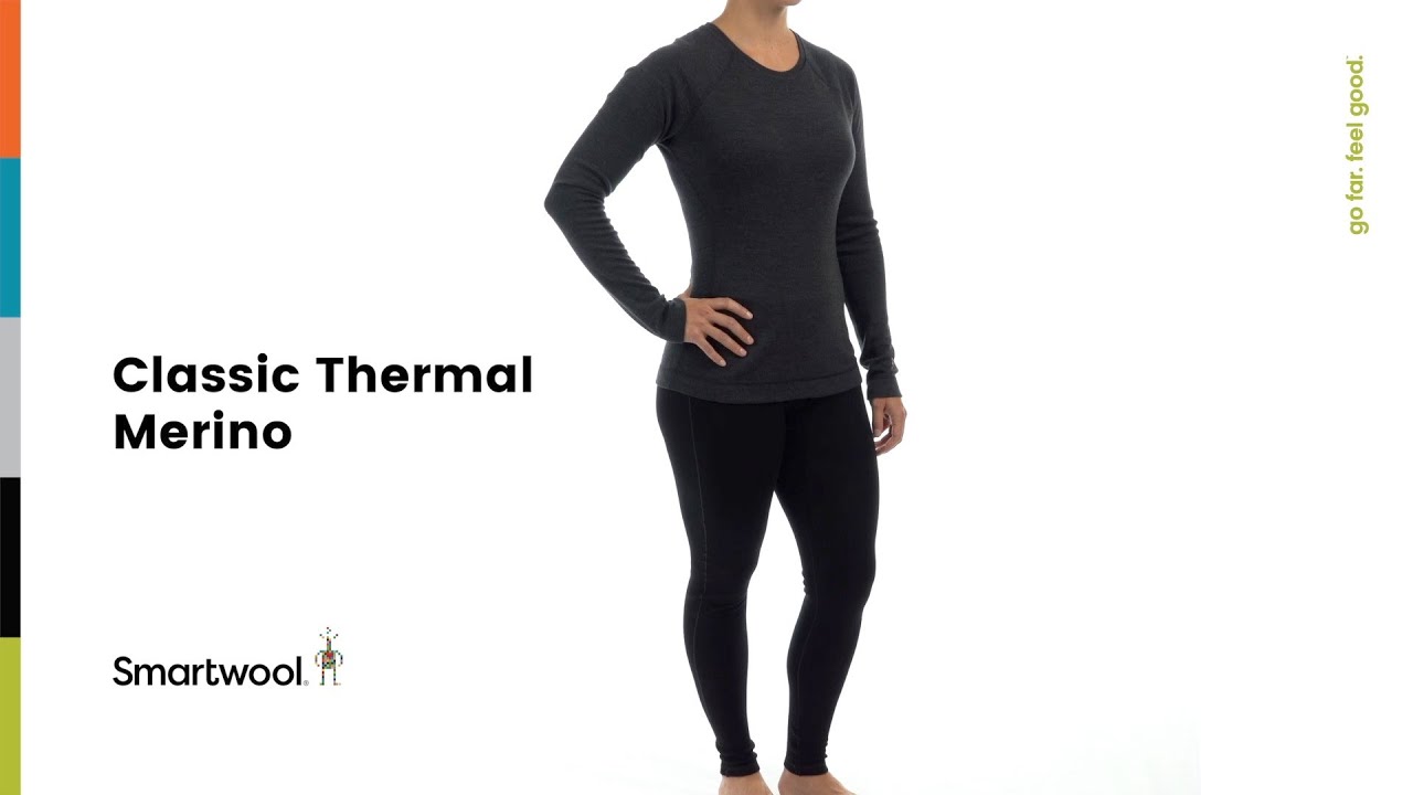 Bluza termoaktywna damska Smartwool Merino 250 Baselayer Crew Boxed twilight blue heather